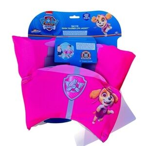2/$30 Paw Patrol Skye Swim Trainer Life Jacket 33-55 lbs